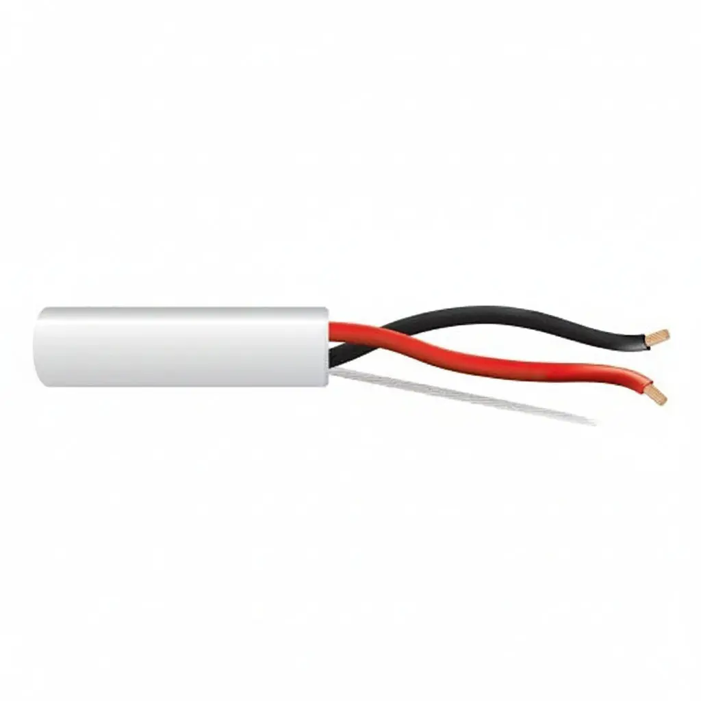 52505501 16/2 Stranded Unshielded Riser Speaker Cable, CMR, FT4, 500' (152.4 m) White Pull Box