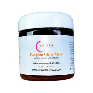 Pumpkin Glow Mask Smoother Skincare Clay Exfoliate Comfort Skin Repair Exfoliant Clear