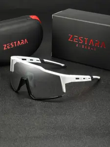 Men's Cyberpunk PC Integrated Lens Sunglasses, Fashionable Casual Style, Perfect for Street Photography & Music Festivals