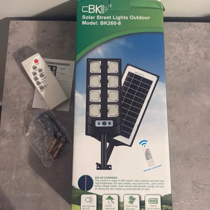 CBK 800W Solar Street Light with Remote Control