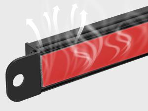 Nilight Truck Tailgate Light Strip 7 Inch Aluminum Frame Double Row 60 LED Red Running Brake Amber Sequential Turn Signals Strobe Lights Bar for Trailer Hitch Cargo Carrier Luggage Rack