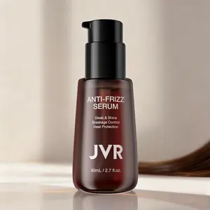 JVR Hair Oil - Frizzy & Dry Hair Heat Protectant Oil for Frizz Control & Damaged Hair Essence for Women & Men, Hair Oil Treatment, Haircare, Repair Serum, Keep Hair Frizz-Free and Shiny, With Argan Oil for Styling (- 2.7 Oz), Halloween