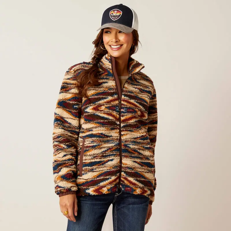 Ariat: Ladies Chimayo Sunset Saltillo Fleece Jacket