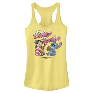 Juniors Womens Lilo & Stitch Better Together Racerback Tank Top