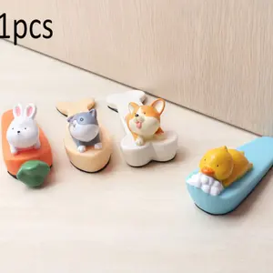 Humorous Animal Theme Door Stopper, Decorative Cartoon Door Wedge, Practical Design for Home or Office Use, Charming Door Stopper