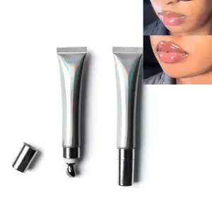"FILLER ME" Lip Plumper Lipgloss - Extreme Formula for Fuller Lips in 20 Minutes - Long Lasting Clear Gloss Finish - Easy Application for Effortless Lip Enhancement
