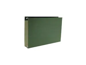 Smead 65095 Two Inch Capacity Box Bottom Hanging File Folders, Legal, Std Green, 25/Box