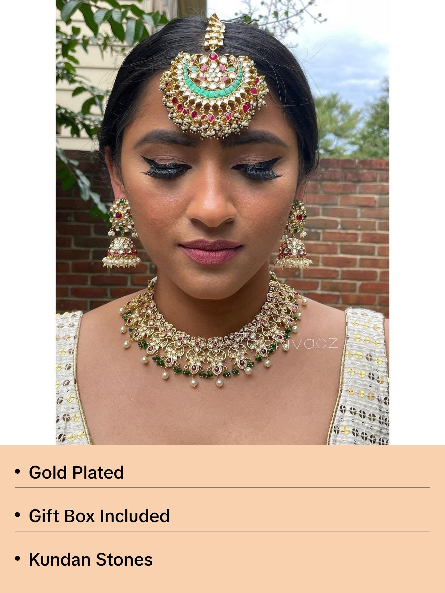 Fine Kundan MaangTikka