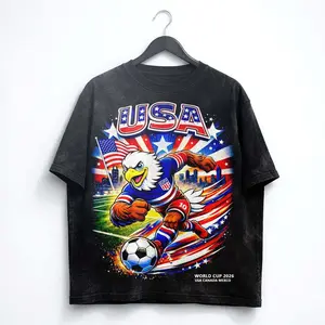USA Soccer Shirt, USA Football Graphic Tee, American Flag Eagle Shirt, World Cup 2026 Shirt, Patriotic Streetwear Tee, Unisex T-Shirt.