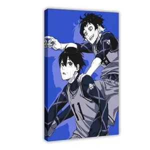 Anime Blue Lock XXVII Canvas Poster Wall Art for Home Bedroom Office Dorm Room Decor