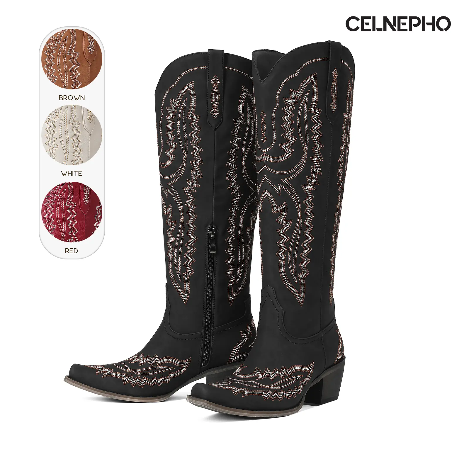 stiletto cowboy boots - TikTok Shop