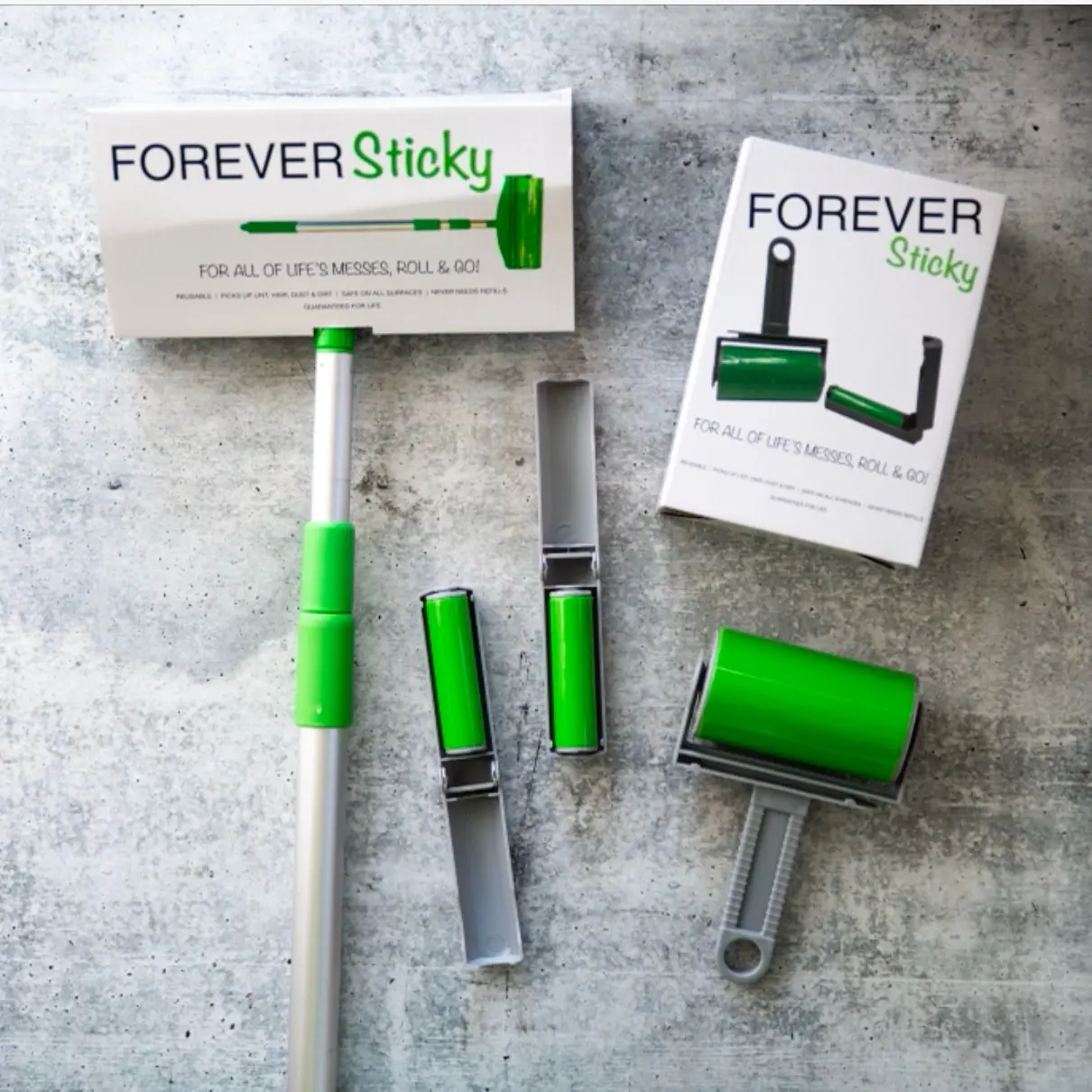 Forever Sticky & forever broom