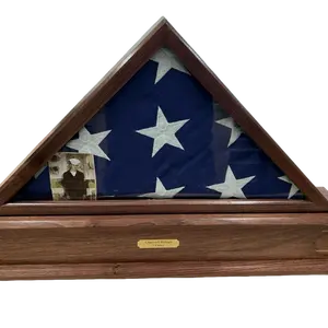 Hand Crafted Flag Display case