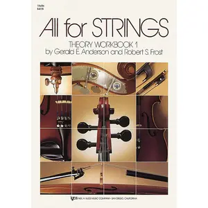 All For Strings Theory Book 1: Violin Paperback – May 31, 1987