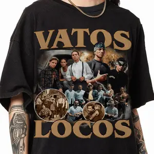 Vintage 90s Blood in Blood Out Datos Locos Forever Shirt, Chicano Streetwear Graphic Shirt, Vintage Movie Fan Gift, Gift For Him