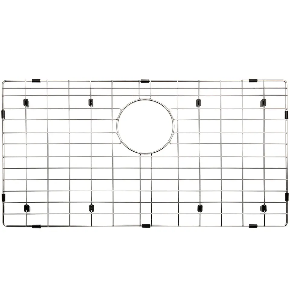 27.44-in x 14.45-in Rear Drain Stainless Steel Sink Grid NLW2815R