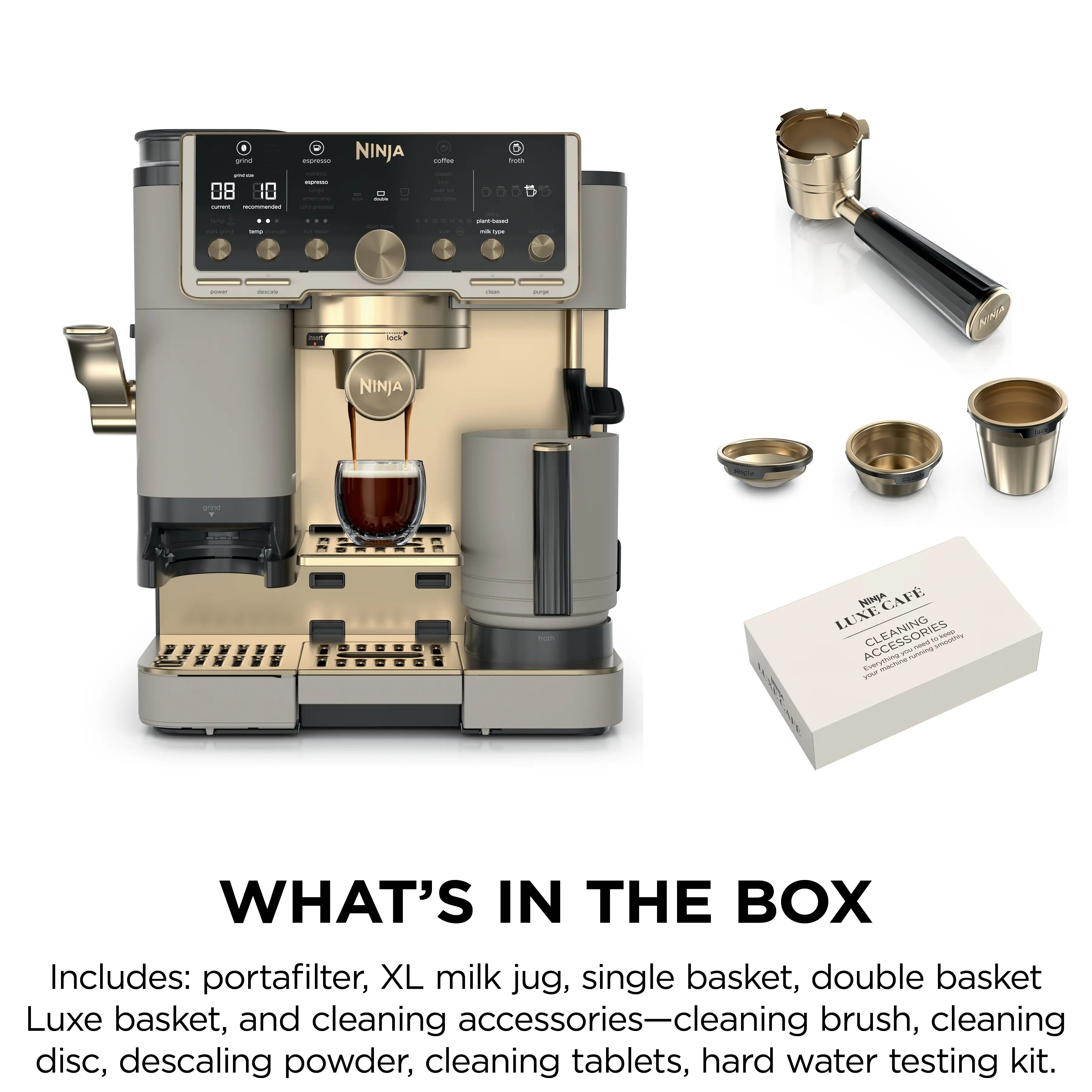 Ninja Luxe Café Pro Limited Edition Espresso Machine in Stone