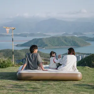 Naturehike Air Bed with Built-in Pump & Carry Bag – Inflatable Mattress For Home,Camping & Outdoor – Fast Inflation, Honeycomb Support, Lightweight