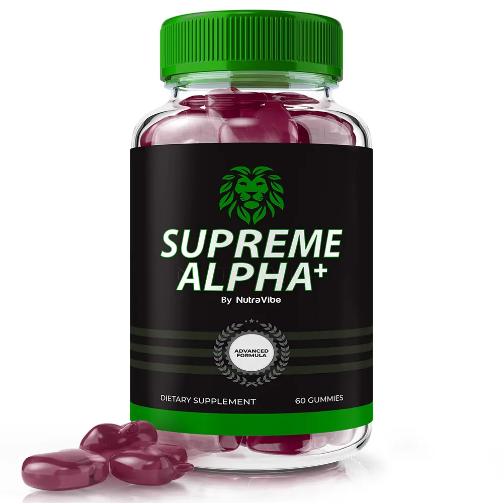 Supreme Alpha+ Gummies - Advanced Formula 1000mg Gummies with Natural Ingredients for Health & Wellness