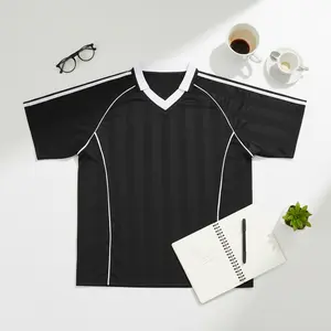 Shadow Stripe Collared Soccer Jersey