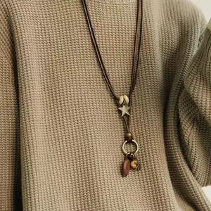 Men's & Women's Accessories Vintage Sweater Necklace - Ethnic Handmade Couple Jewelry