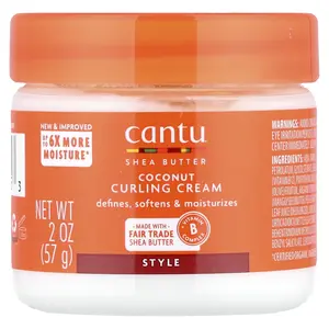 Cantu Shea Butter, Coconut Curling Cream, 2 oz (57 g)