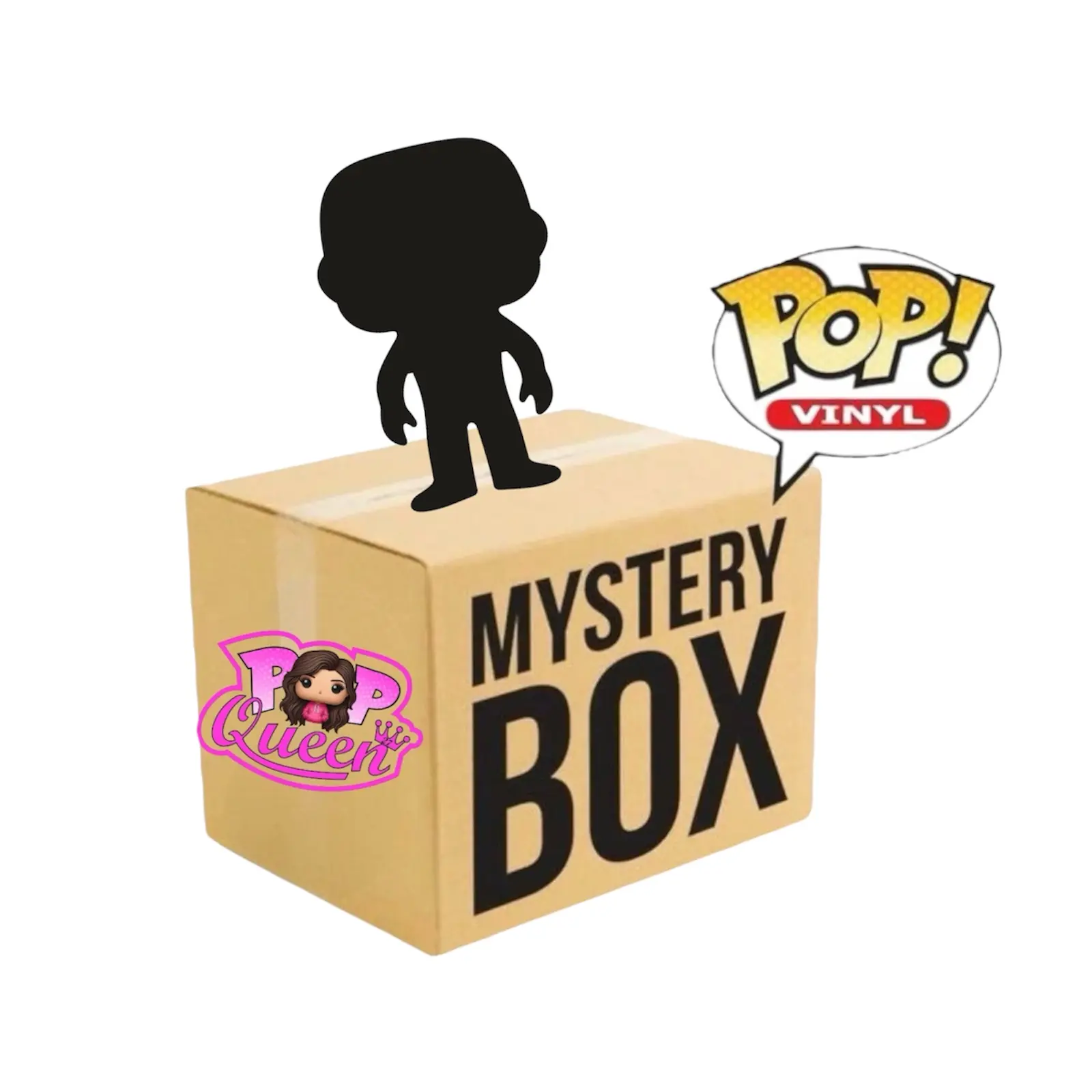 Funko Pop Mystery Box - 1 Pop - Can be Common, Chase, Exclusive - Any Genre - Anime, Disney, Sports, Movies, TV, Marvel, and More!
