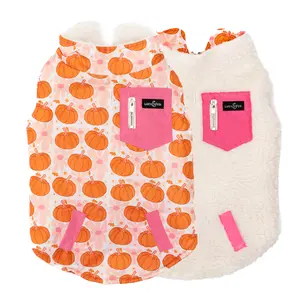 Sugar & Pumpkin Spice Reversible Teddy Vest
