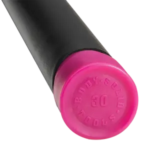 30LB MAGENTA PADDED WEIGHTED BAR - Grip Diameter 1.55"