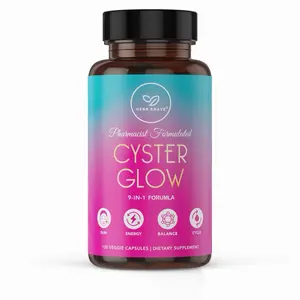 Herb Krave Cyster Glow: Premium Myo & D-Chiro Inositol 40:1 Ratio plus Folate, Magnesium, Zinc , B12, and DIM: Hormone Balance & Healthy Ovarian Function Support. 30 Day Supply