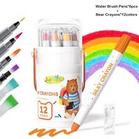 12colors+Water Brush Pens*6pcs