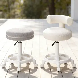 Elegant Swivel Makeup Chair for Women, Adjustable Vanity Chair for Bedroom & Beauty Use, Adjustable Height Chair