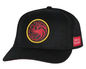House Of The Dragon Hat For Men Game Of Thrones: House Of The Dragon Targaryen Adult Snapback Cap