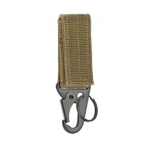 1pc Heavy-Duty Durable Buckle Key Chain - Reliable Companion for Outdoor Enthusiasts, Perfect for Hiking, Camping, and Hunting Adventures with Secure Fastening and Long-Lasting Performance