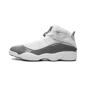 Jordan 6 rings "White / Cool Grey" 322992 121