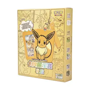 Pokémon 6.0 Card Game PTCG Pokémon Eevee Card Display Set Gift Box Nine Colors Gathering