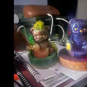 Rainbow Bear - Colorful Bear Figurines/lights