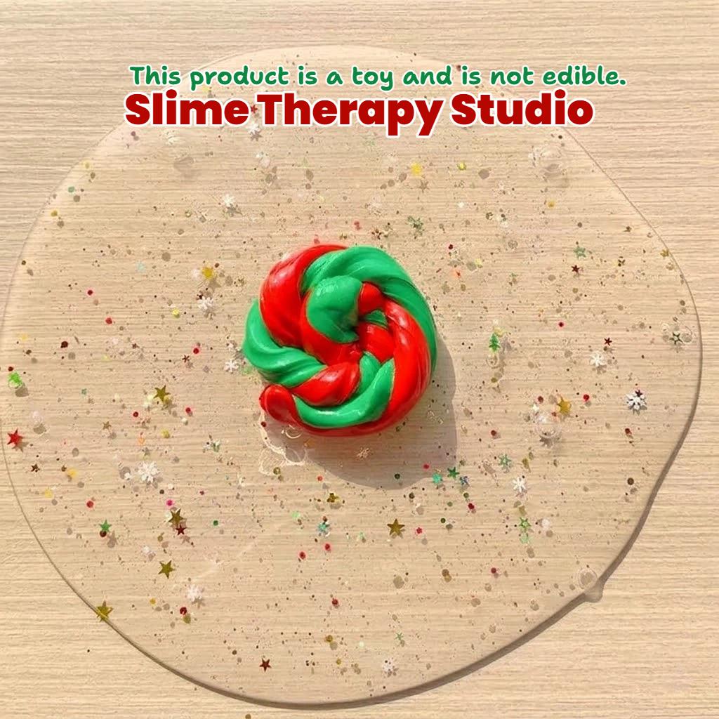 Christmas-Themed Water Slime — 3 Styles: Christmas Tree, Candy Cane, Snow on Christmas Eve (500ml) | Premium Scent | Fascia-like Texture | Whimsical Stress-Relief Toy | ASMR, Stress Relief, Fidget Toy, Best-Selling