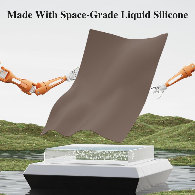 Extra Large Desk Pad 31.5"x15.7", Dual-Color Reversible Silicone & PU Leather Desk Mat, Waterproof Stain-Resistant Writing Surface, Durable Mouse Pad for Office, Home, Study, Gaming