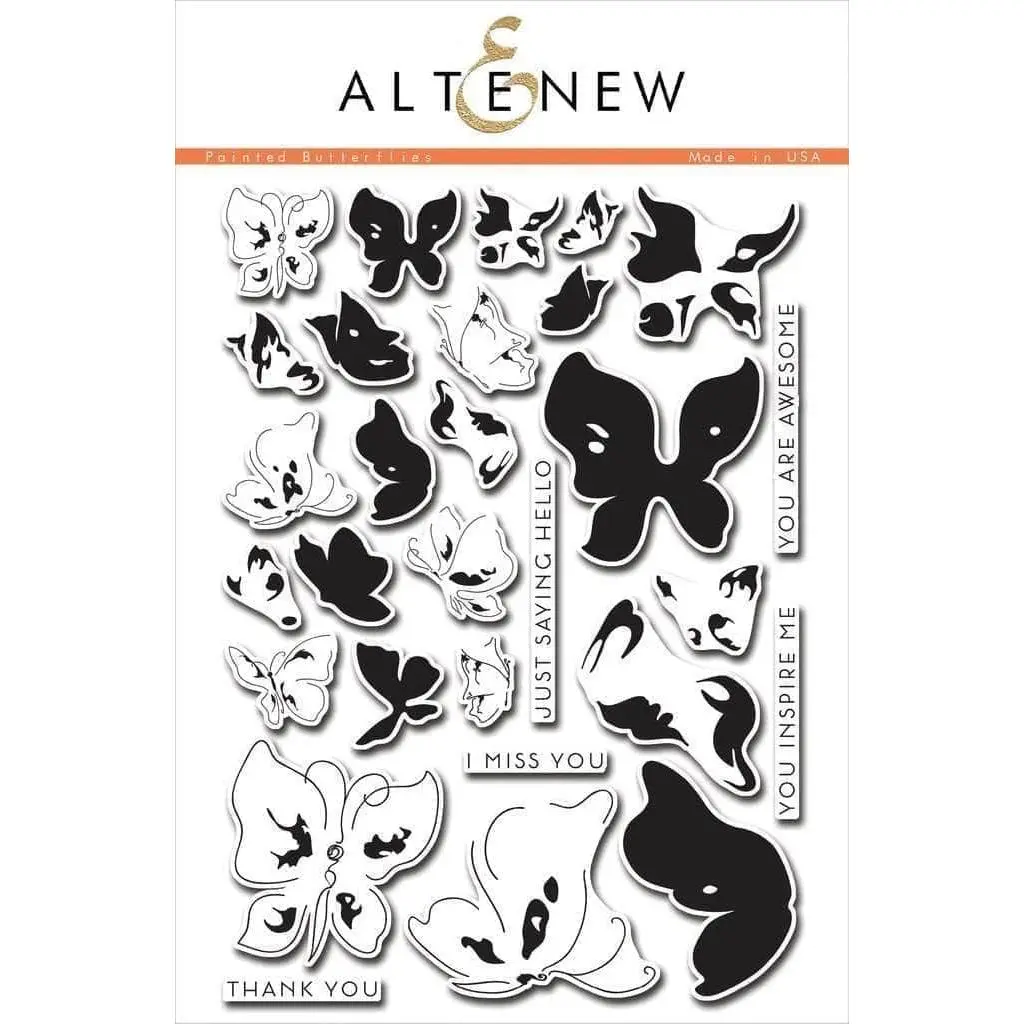Painted Butterflies Stamp Set