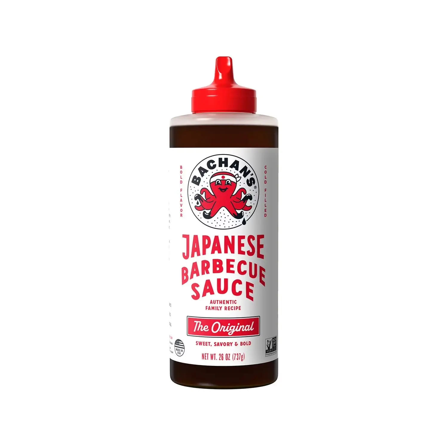Bachan's Original Organic Japanese BBQ Condiment Sauce - Garlic, Ginger, Savory Tonkatsu Flavor, Clean Ingredients, Sea Salt, 26 oz., Condiments
