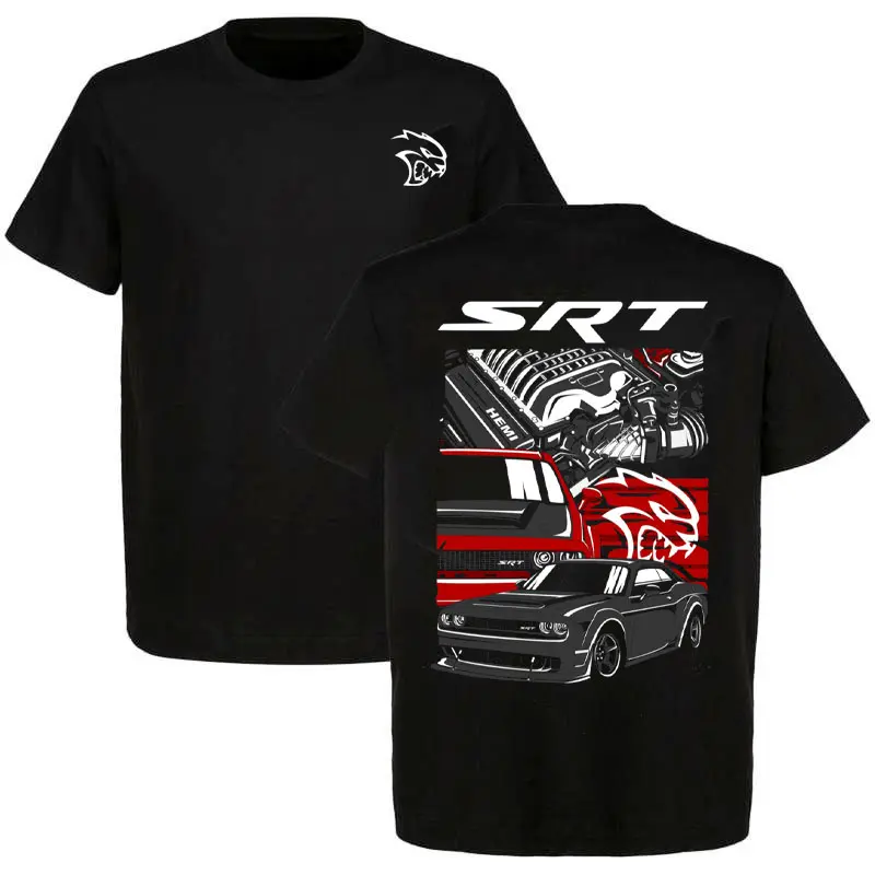 Dodge SRT Hellcat Challenger T-Shirt – Purple Muscle Car Tee with