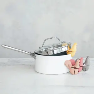 Silicone Rooster Lid + Spoon Holder