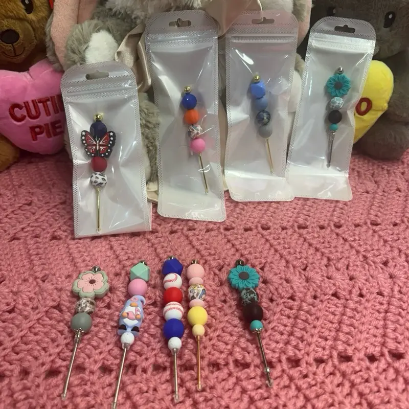 Beaded picking tool