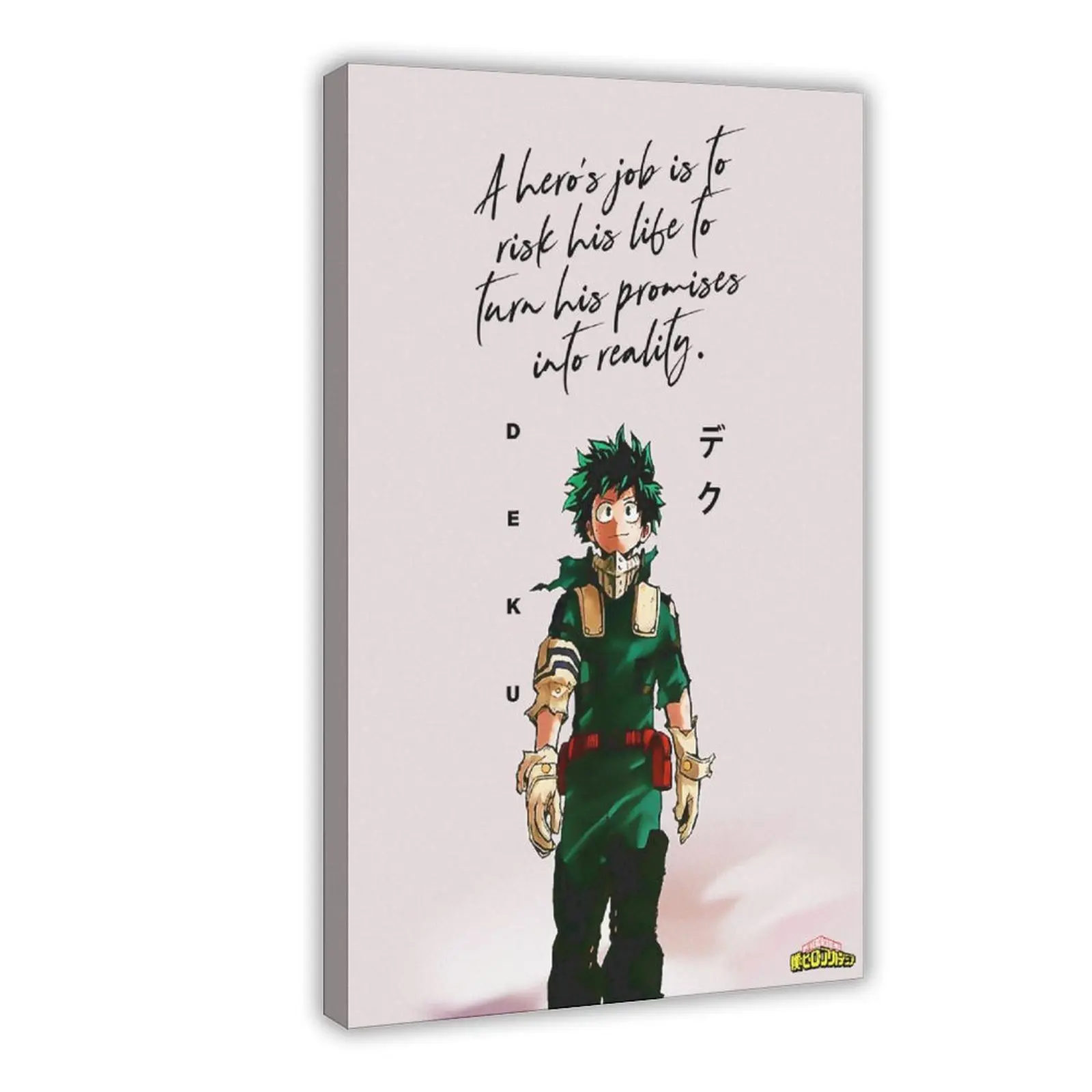 Anime My Hero Academia Deku III Canvas Poster Wall Art for Home Bedroom Office Dorm Room Decor