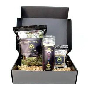 LIMPIA AURA CANDLE LIMITED EDITION BUNDLE – Candle, Herbal Soak & Soap Set