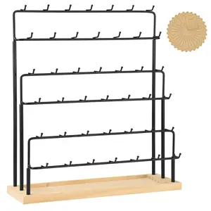 Vendor Jewelry Showcases, Earring Display Racks, Necklace Stands, Earring Cards for Bracelet Displays, And Jewelry Towers. Organiser Boxes wing stands