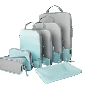 CHOICENOW Compression Packing Cubes for Suitcases,Luggage Organizer Bags,Travel Packing Organizers with Shoes bag, Laundry bag,Toiletry Bag and Miscellaneous Storage