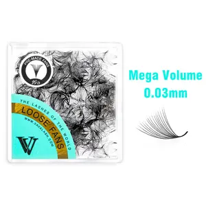 VAVALASH 16D Handmade Premade Loose Fans With Pointy Base /500 Fans