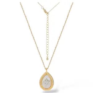 Celestial Teardrop Necklace-Gold LM